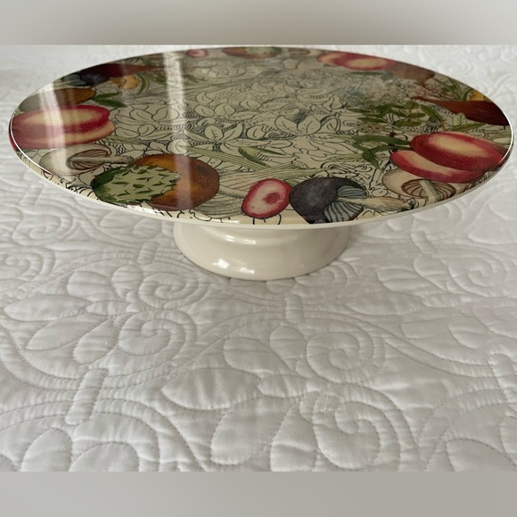NWT Tossed Fruit Melamine Cake Stand - John Derian for Target - Picture 3 of 5